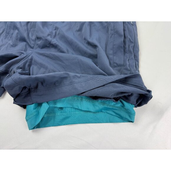 Bird Dogs Boom Boom Shorts Mens XL Navy Blue Lined Athletic 6" - Picture 9 of 9